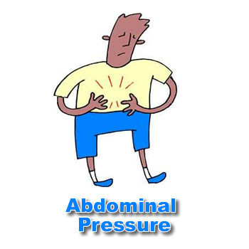 Right Side Abdominal Pressure When Sitting