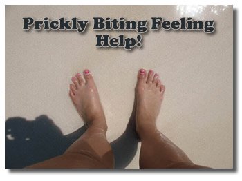 Prickly Biting Feeling - Maybe From Something In Sand?