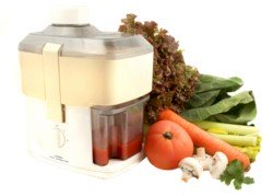 vegetables and juicer